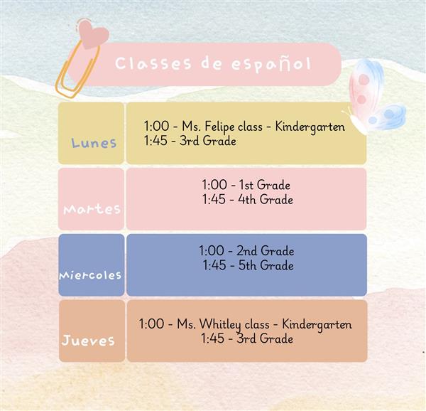 Schedule
